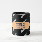 Mug Infirmières qui mènent le jeu Monogramme (Centre)