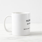 Mug INFIRMIÈRES : votre vie dans des leurs mains. - (Gauche)