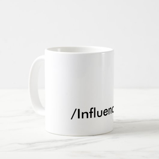 MUG 'INFLUENCER " (Devant gauche)