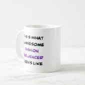 Mug influenceur de mode, génial (Devant gauche)