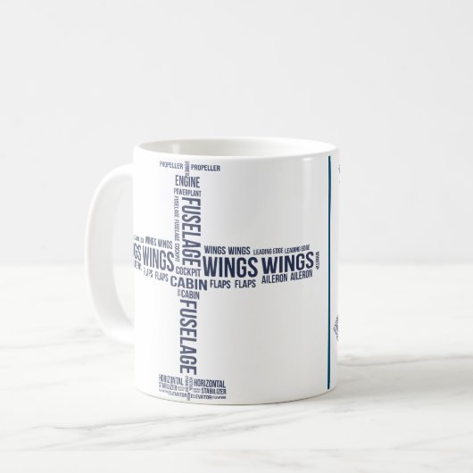 Mug information de base d'avion (Devant gauche)