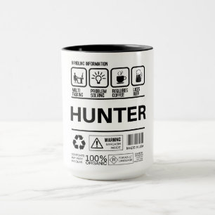 Mug Informations amusantes de manipulation de chasseur