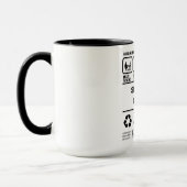 Mug Informations amusantes sur la gestion des gardes d (Gauche)