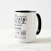 Mug Informations amusantes sur la gestion des gardes d (Devant droit)