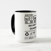 Mug Informations amusantes sur la gestion des gardes d (Devant gauche)