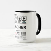 Mug Informations amusantes sur la manipulation des ens (Devant droit)