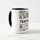 Mug Informations amusantes sur la manipulation des ens (Devant gauche)