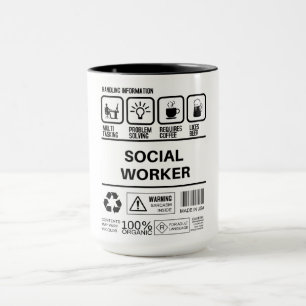 Mug Informations amusantes sur le traitement des trava