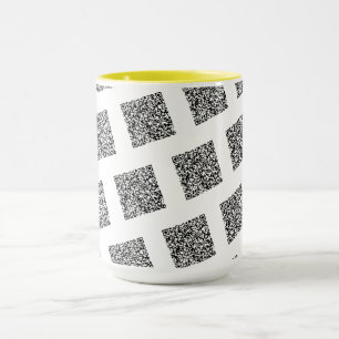 Mug Informations personnalisées d'analyse de code QR V