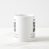 Mug Informations professionnelles QR Code Scan Me Prom (Centre)