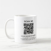 Mug Informations professionnelles QR Code Scan Me Prom (Gauche)
