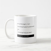 Mug Informations sur la température JavaScript (Gauche)