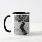 Mug Infrarouge d'arbres bâtiments et sentiers à Las (Gauche)