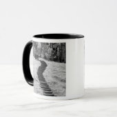 Mug Infrarouge d'arbres bâtiments et sentiers à Las (Devant gauche)