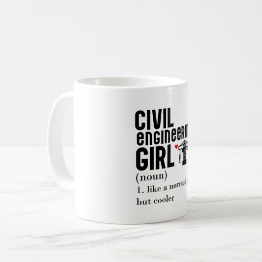 Mug Ingénierie civile (Devant gauche)