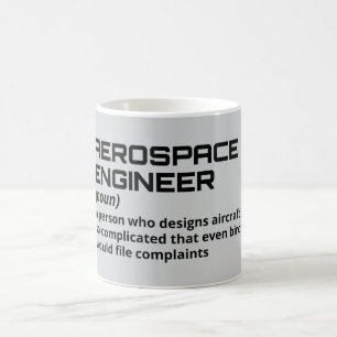 Mug Ingénieur aérospatial - Définition amusante B-2