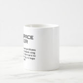 Mug Ingénieur aérospatial - Drôle Définition B-1 (Centre)