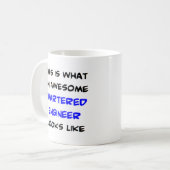 Mug ingénieur affrété, génial (Devant gauche)