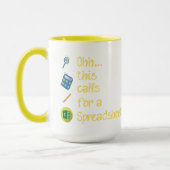 Mug Ingénieur amusant - Ohh ceci appelle une feuille d (Gauche)