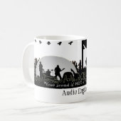 Mug Ingénieur audio - "pas un problème de technologie (Devant gauche)