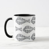 Mug Ingénieur biologiste Poisson gris (Gauche)
