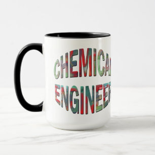 Mug Ingénieur chimique coloré