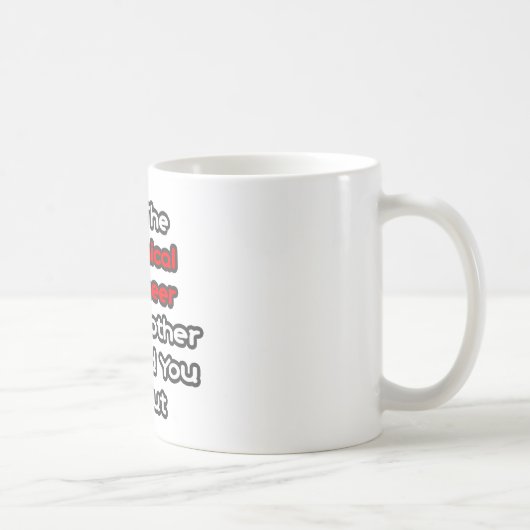 Mug Ingénieur Chimique... Mère Vous A Averti (Droite)
