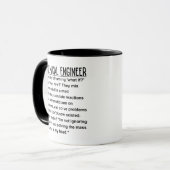 Mug Ingénieur chimiste (Devant gauche)