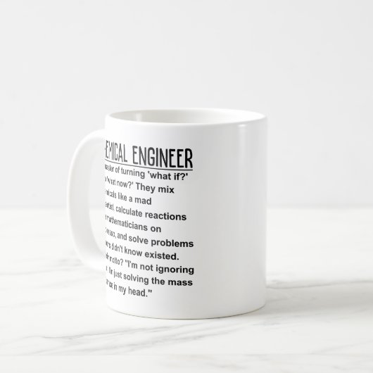 Mug Ingénieur chimiste (Devant gauche)