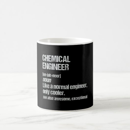 Mug Ingénieur chimiste diplômé d'ingénieur amusant (Centre)