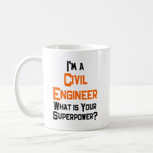 Mug ingénieur civil (Gauche)