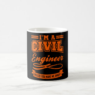 Mug Ingénieur civil Diplôme d'ingénieur amusant
