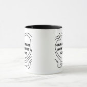Mug Ingénieur Civil Meilleurs Contours (Centre)