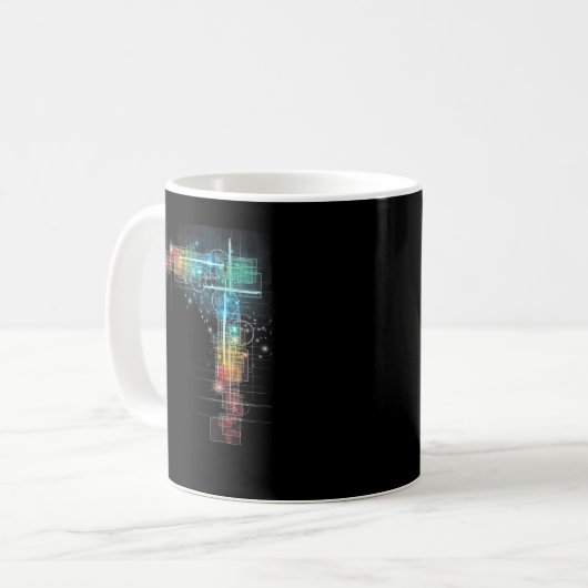 Mug Ingénieur de circuits informatiques - Nerd informa (Devant gauche)