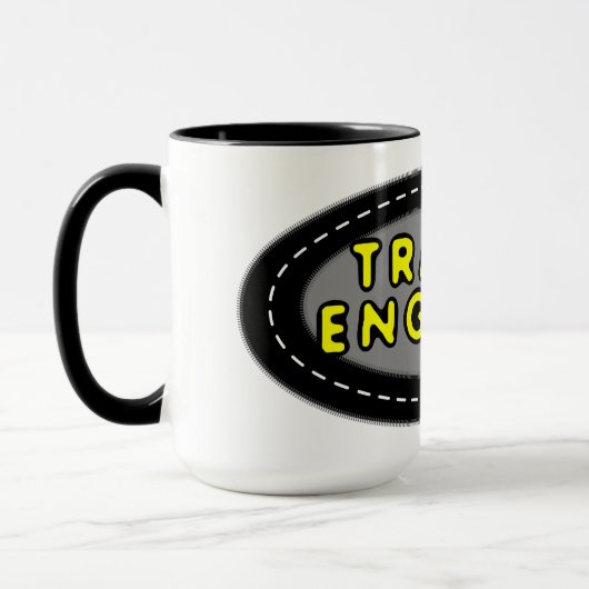 Mug Ingénieur de la circulation Oval (Gauche)