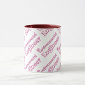 Mug Ingénieur De l'environnement rose (Centre)
