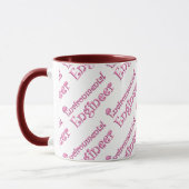 Mug Ingénieur De l'environnement rose (Gauche)