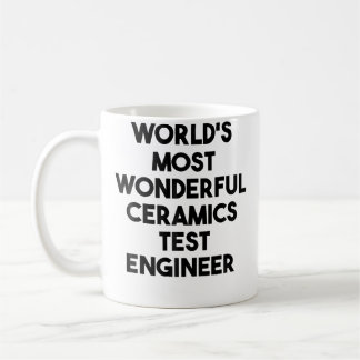 Mug Ingénieur De Test De Céramique Le Plus Merveilleux