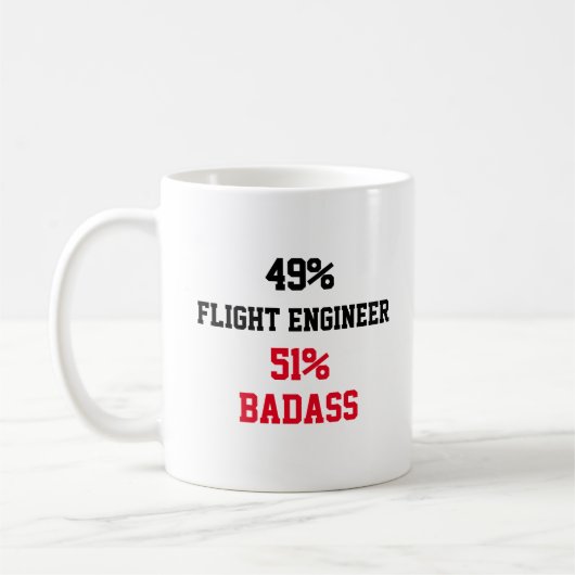 Mug Ingénieur de vol Badass (Gauche)