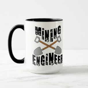Mug Ingénieur des mines pelles croisées