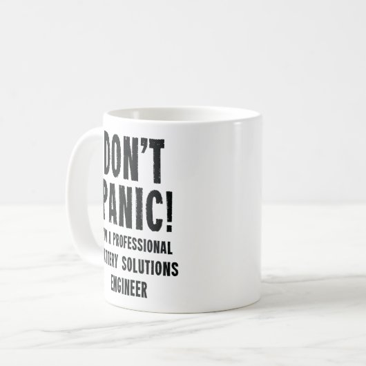 Mug Ingénieur des solutions de batterie (Devant gauche)