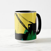 Mug Ingénieur d'exploitation d'une grue à chenilles du (Devant droit)