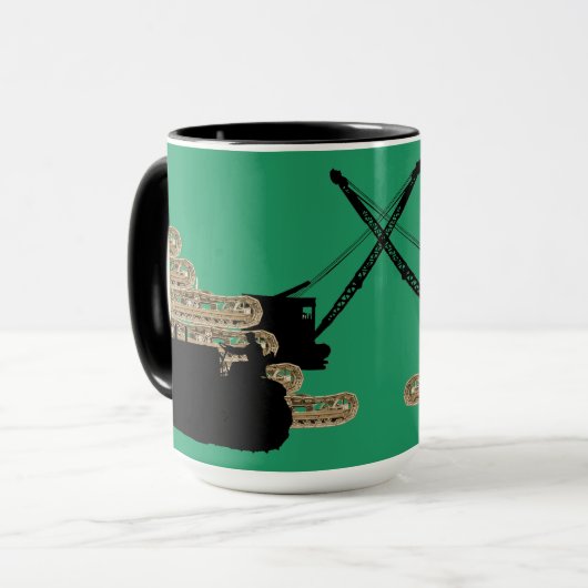 Mug Ingénieur d'exploitation Grane Opérateur de chenil (Devant gauche)