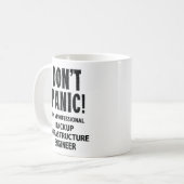 Mug Ingénieur d'infrastructure de sauvegarde (Devant gauche)