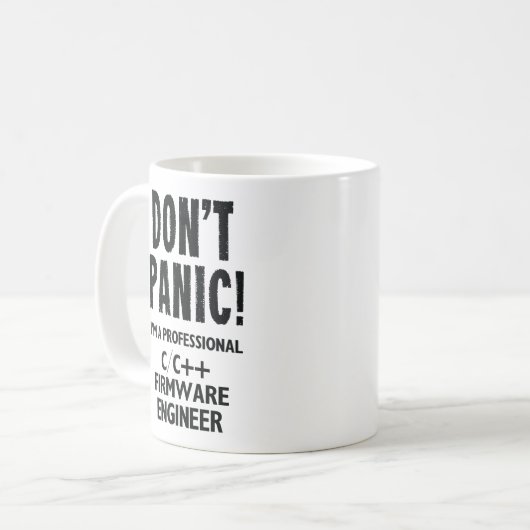 Mug Ingénieur du microprogramme CC++ (Devant gauche)