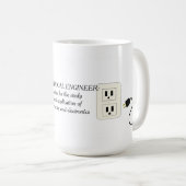 Mug Ingénieur électricien (Devant droit)