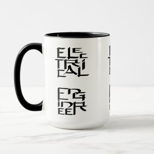 Mug Ingénieur électricien Caractère (Gauche)