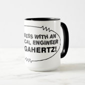 Mug Ingénieur électricien Megahertz (Devant droit)
