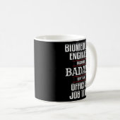 Mug Ingénieur en génie biomédical Badass (Devant droit)