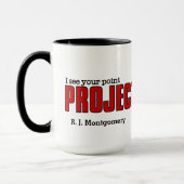 Mug Ingénieur en gestion de projet Funny Custom (Gauche)